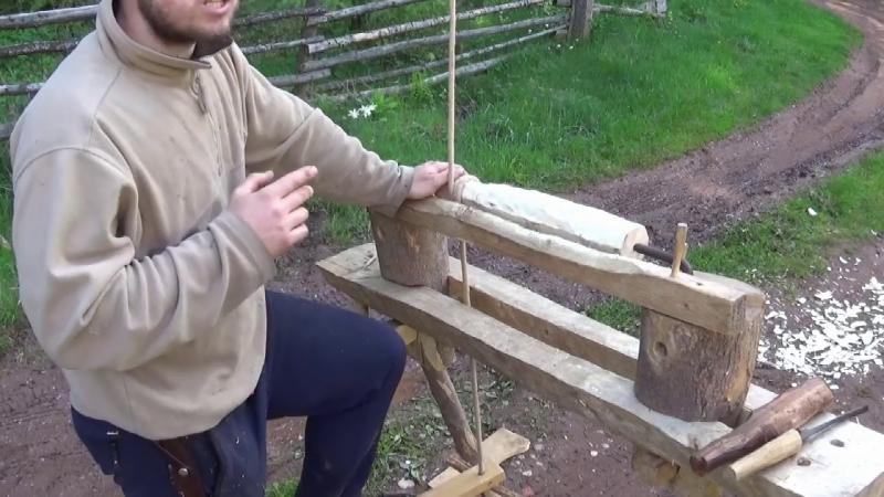 Reportáž o středověkém soustruhu